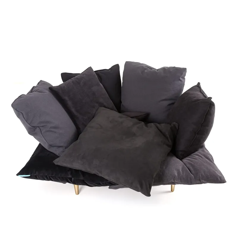 Comfy Armchair Charcoal Grey Solo Oggi