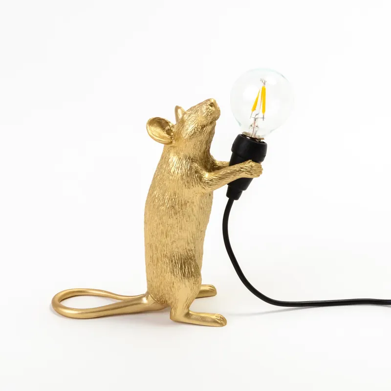 Mouse Lamp Step Gold Prezzo Di Fabbrica