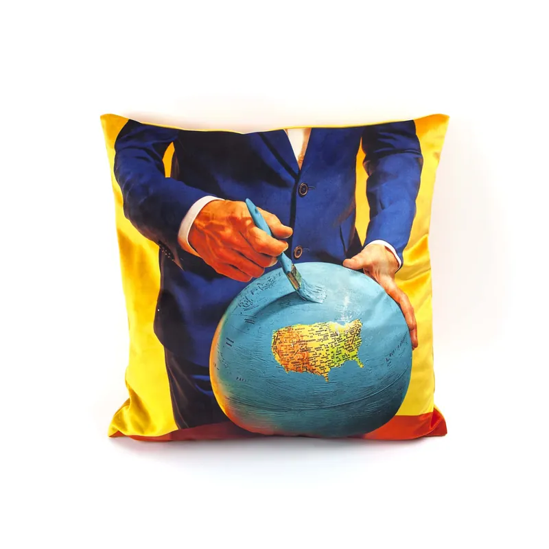 Spedizione Espresso Cuscino Globe con imbottitura in piuma