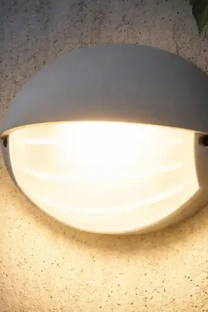 Vendita Finale Applique ovale da esterno grafite moderna led 4000k