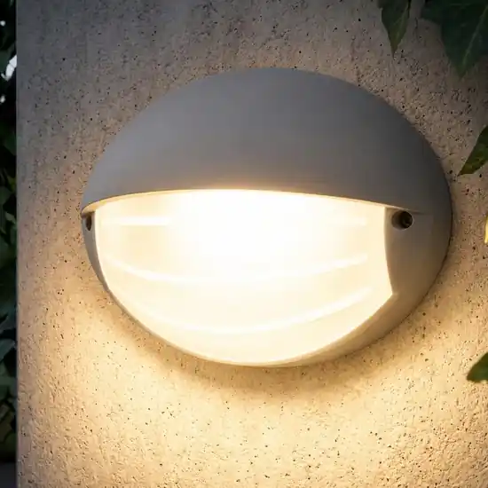 Vendita Finale Applique ovale da esterno grafite moderna led 4000k