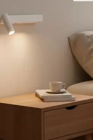 Ideal lux bonne nuit-1 ap applique bianca per comodino led 3000k Prezzo Scontato