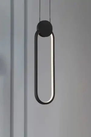 Offerta Del Giorno Lampada a sospensione da comodino camera da letto nera led 3000k