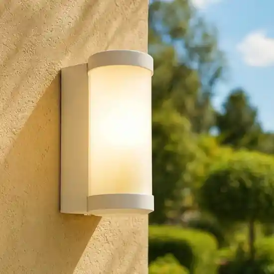 Acquista Ora Applique da esterno bianca moderna led 6w 4000k ip65