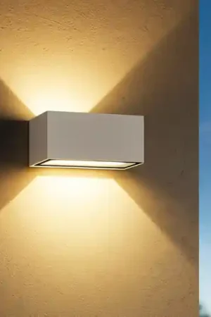 Vendita Finale Applique rettangolare da esterno bianca led 24w 3000k ip65