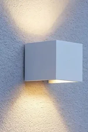 Ap cube ondaluce applique led da esterno bianca Solo Oggi