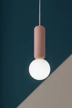 A Buon Prezzo Lampada cemento rosso rock ondaluce