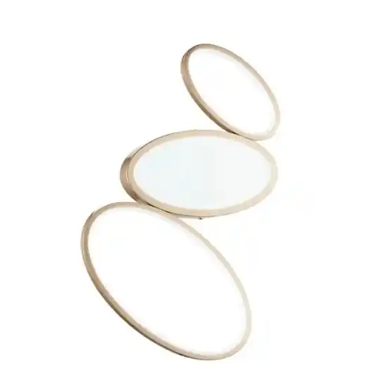 Ultimissimo Modello Ondaluce rice pc oro plafoniera moderna led oro dimmerabile