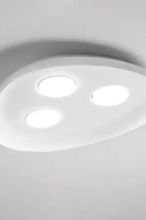Compra Online Vivida reloaux plafoniera in ceramica luci led bianca ovale