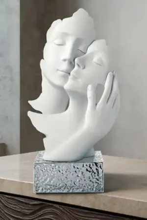 A Buon Prezzo Scultura face mano base argento h34 soprammobile bongelli preziosi
