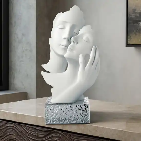 A Buon Prezzo Scultura face mano base argento h34 soprammobile bongelli preziosi