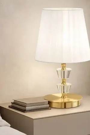 Abat jour da comodino pegaso tl1 oro per camera da letto Ultimissimo Modello