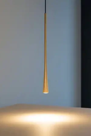 Acquista Ora Dafne sg bianco gea luce lampada a sospensione oro led 7w 3000k