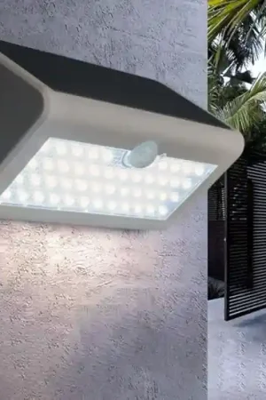 Applique da esterno bianco solare sensore di movimento 6w 6000k vivida Vendita Finale