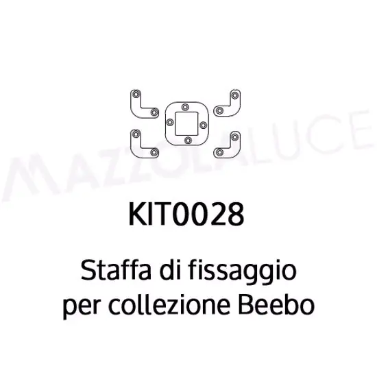 Occasione Imperdibile Linea light beebo staffa di fissaggio per installazione modulare
