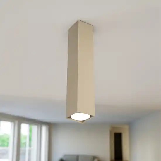 Faretto da soffitto metallo sabbia toplight plate Ordina Subito