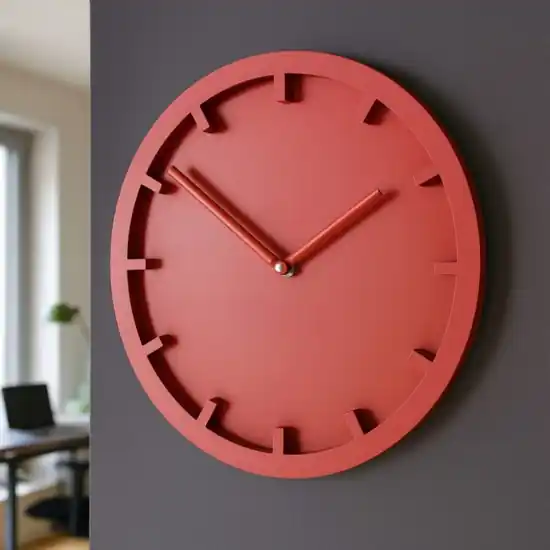 Orologio rosso fuoco 26 da parete design moderno Subito Disponibile
