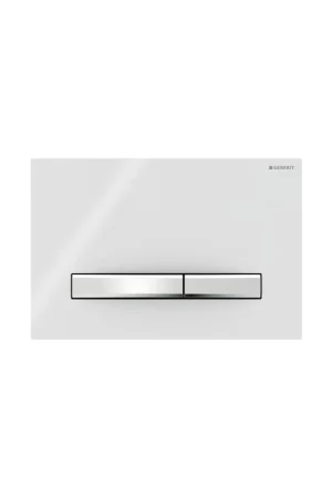 GEBERIT Sigma 50 placca di comando Bianco/Cromato Pagamento Sicuro