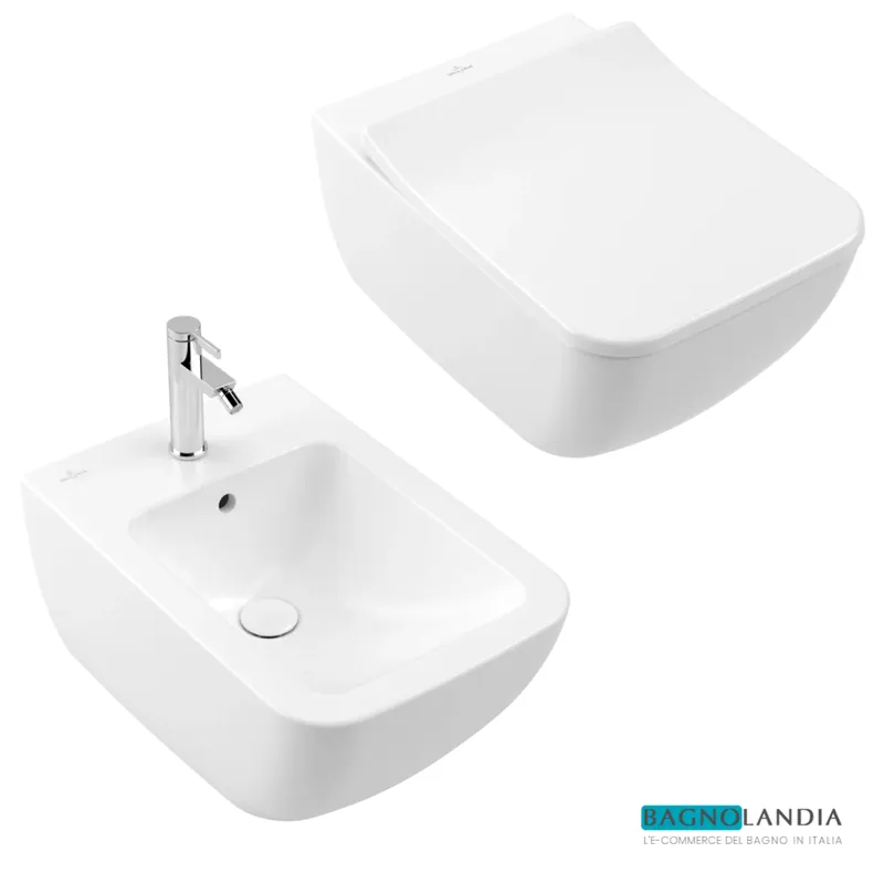 VILLEROY & BOCH Venticello pacchetto Wc + Bidet + Copriwater Soddisfatti O Rimborsati