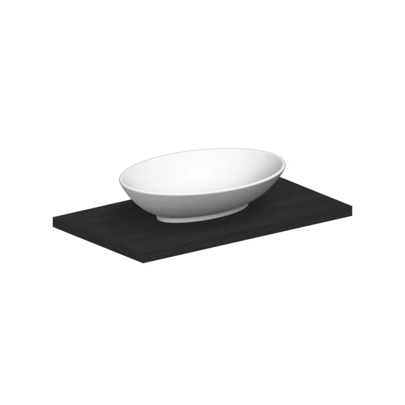 SCARABEO Thin-Line lavabo da appoggio Neck Reso Gratuito