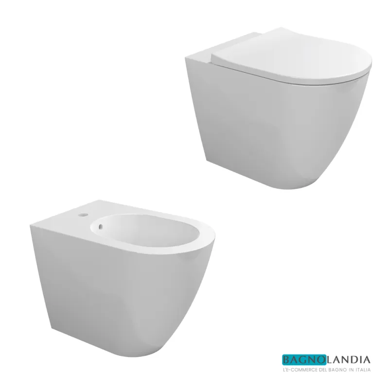 Direttamente Dal Produttore FLAMINIA Link pacchetto con Vaso terra + Bidet + Sedile