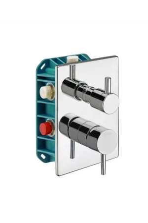 EFFEPI Tondi miscelatore doccia a due vie con deviatore Must-Have