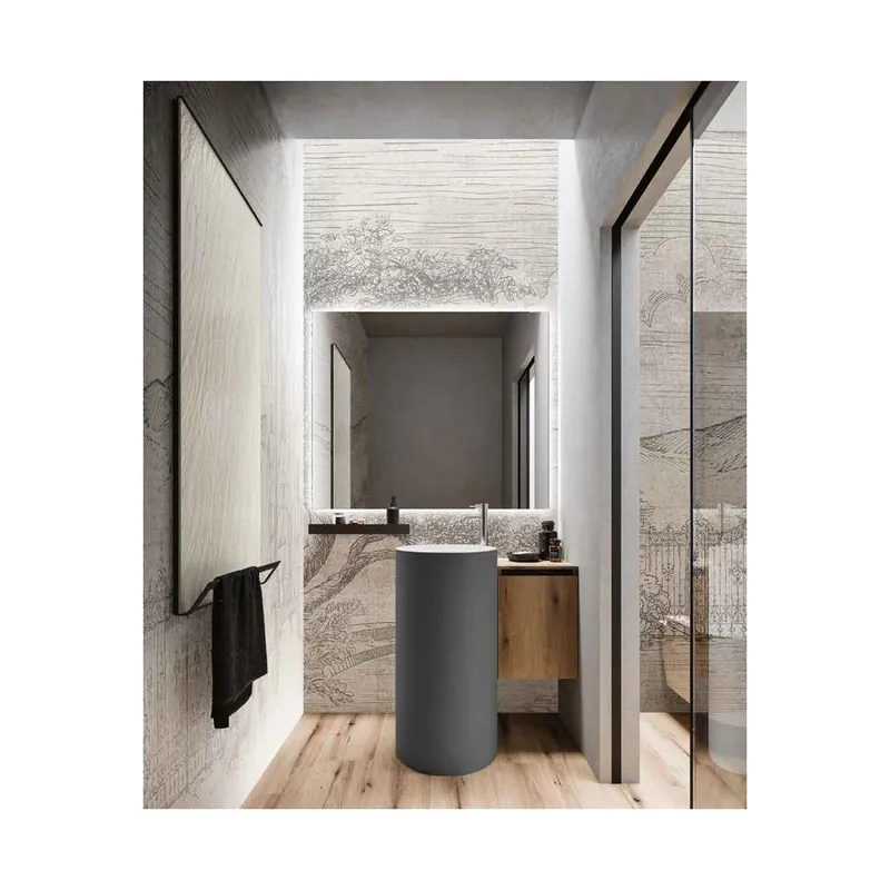 CERASA Segno composizione con lavabo a colonna Acquista Ora