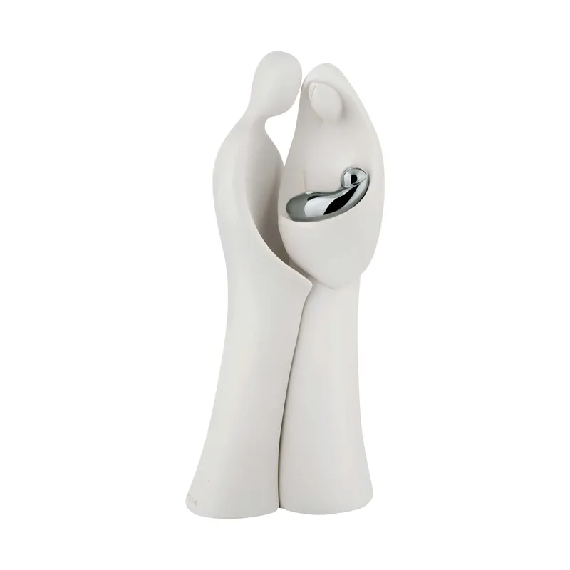 Esclusivo Statuina moderna con la sacra famiglia