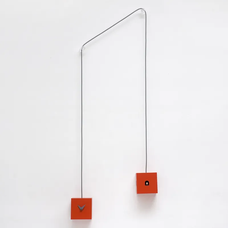 Orologio da parete di design a pendolo con cucù "Tutu" Ultimissimo Modello
