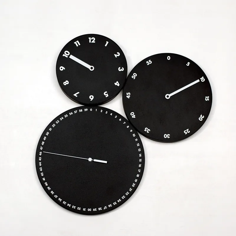 Ultima Occasione Orologio da parete con ore minuti e secondi separati "H M S "