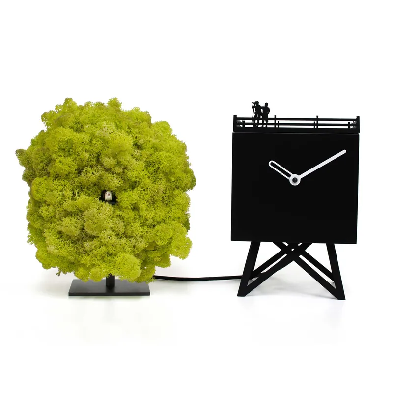Orologio da tavolo a cucù di design moderno "Birdwatching" Subito Disponibile