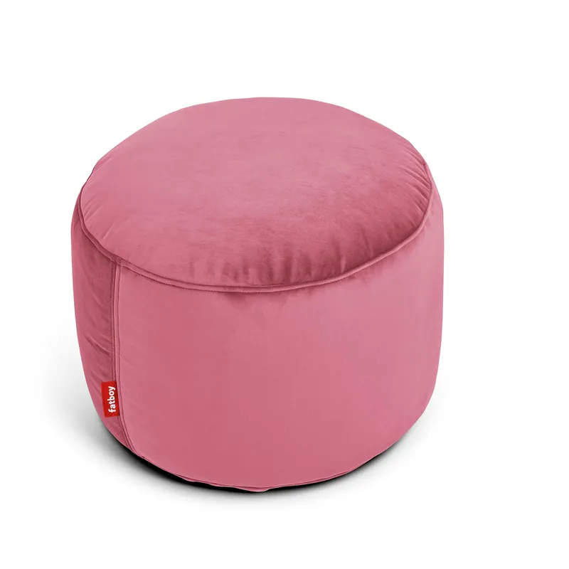 Pouf moderno da interni in velluto "Point Velvet" Prezzo Scontato