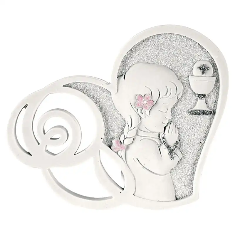 Ultima Occasione Bomboniera Comunione - Scultura da Tavolo con Bambina