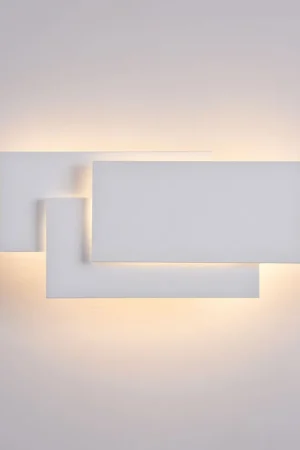 Applique a LED per esterni in stile moderno con struttura in metallo - 20W - Lumen 550 - 3000k Luce Calda - IP20 Promozione
