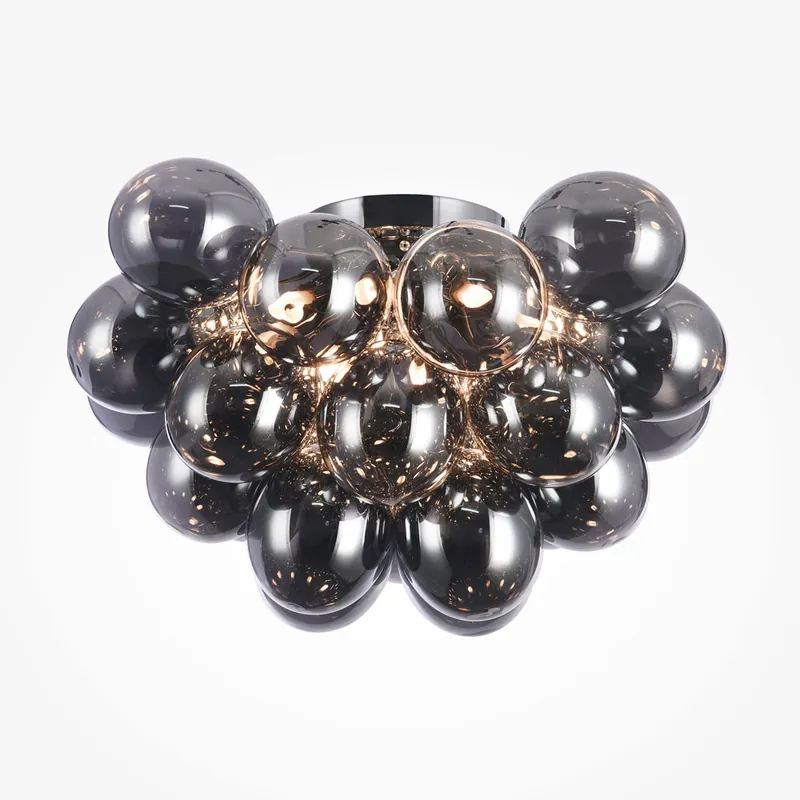 Compra Adesso Lampada Da Soffitto con diffusori a sfere in vetro trasparente - 28W - IP20