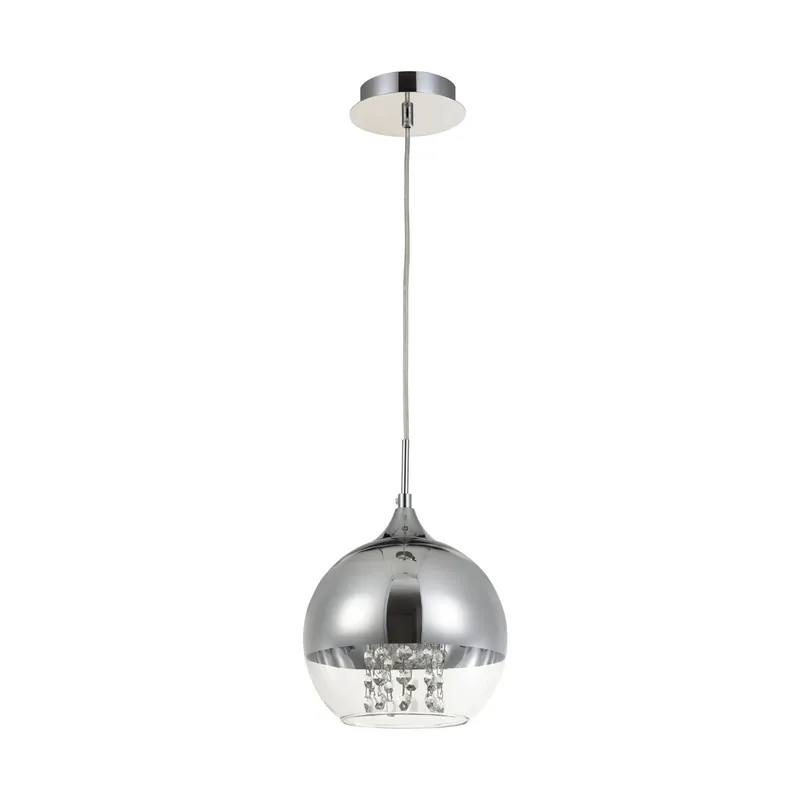 Sospensione moderna con un pendente in cristallo collezione piccola - 60W - IP20 Prezzo Di Fabbrica
