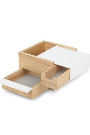 Cofanetto portagioielli piccolo in legno "Stowit" Promozione