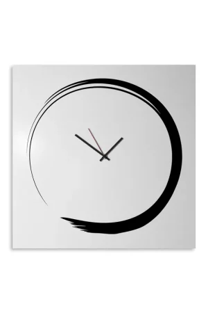 Compra Adesso Orologio da parete ultra minimalista in metallo senza numeri "S-ENSO"
