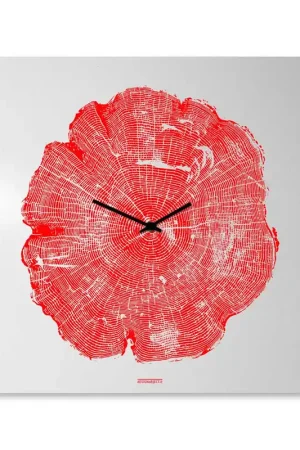 Economico Orologio da parete in metallo di design italiano per soggiorno "LIFE"
