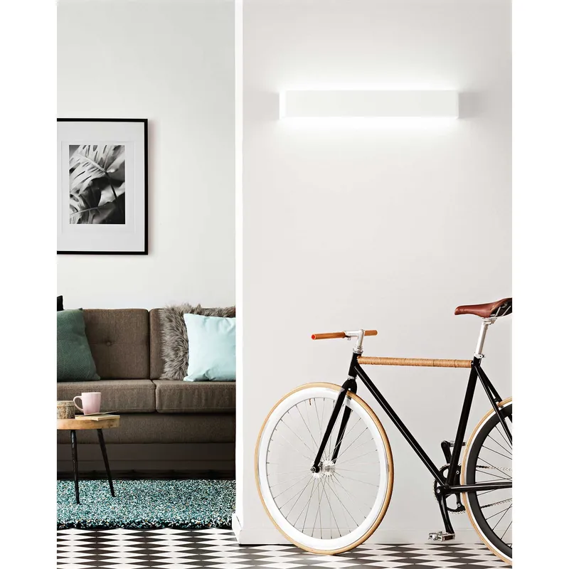 Offerta Lampo Applique a LED per ingresso in metallo verniciato in stile moderno grande - 30W - Lumen 2700 - 3000k Luce Calda - IP20