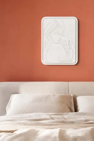 A Buon Prezzo Capezzale moderno per camera da letto con maternità in marmorino