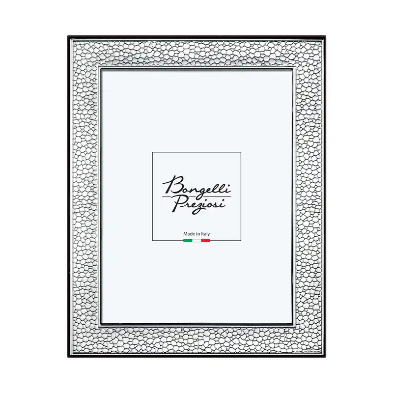 Portafoto da tavolo con cornice dal design moderno argentata - Foto 18x24 Affare