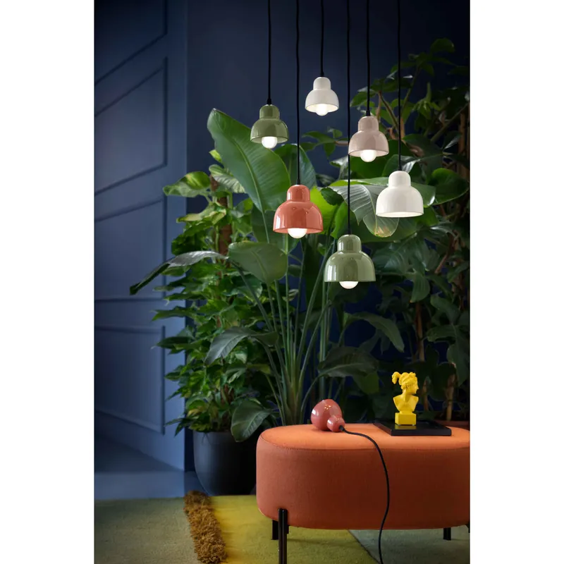 Compra Oggi Stesso Lampada a sospensione con 5 diffusori in ceramica dal design moderno decò - 53W - IP20
