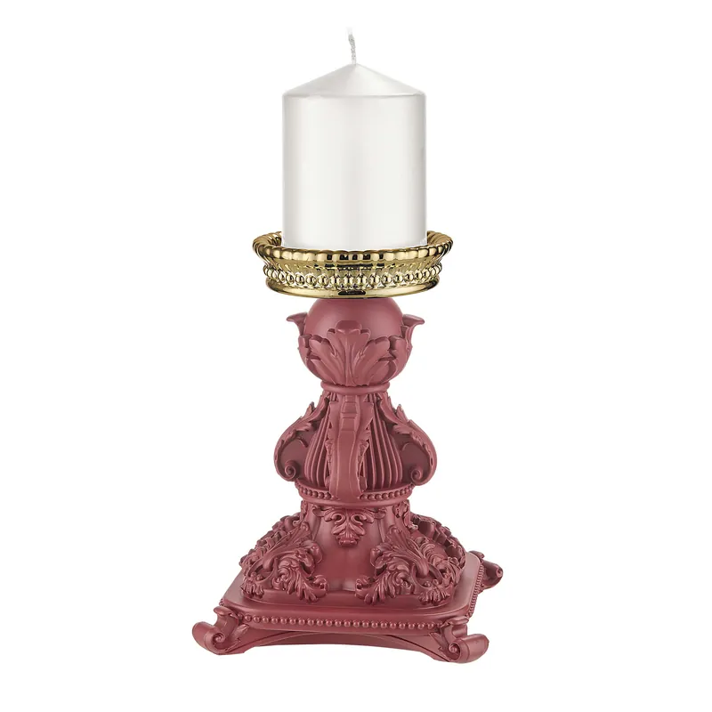 Offerta Candelabro basso in marmorino dal design moderno ed elegante