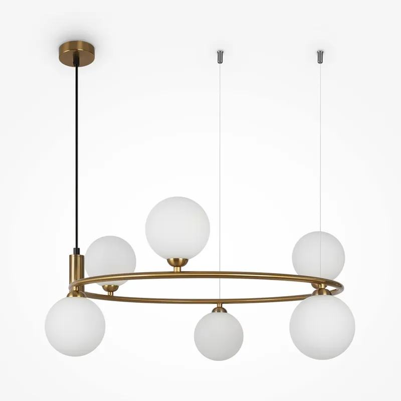 Sospensione grande in metallo diffusori regolabili in altezza - 25W - IP20 Popolare