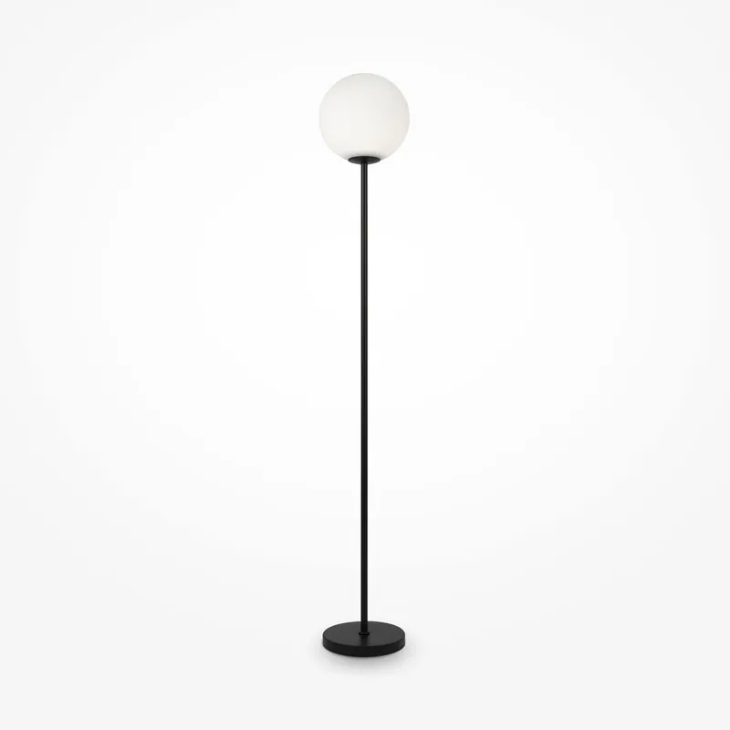 Super Prezzo Lampada da terra con struttura in metallo e diffusore in vetro a boccia - 60W - IP 20