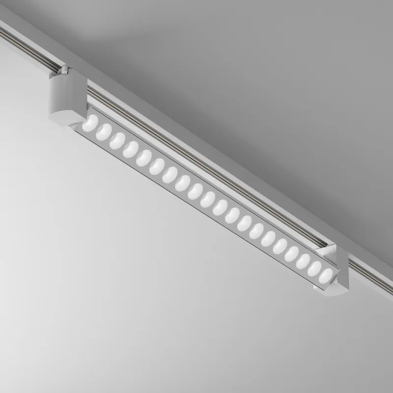 Faretto con striscia LED per sistema binario monofase dal design moderno - 20W - Lumen 1500 - 4000k Luce Naturale - IP20 Di Tendenza