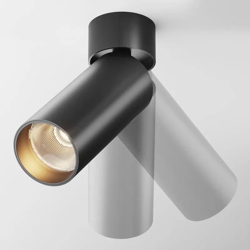 Nuova Collezione Faretto da soffitto in alluminio con diffusore a LED dal design moderno - 12W - Lumen 900 - 3000k Luce Calda - IP20