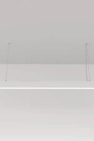 Ultimissimo Modello Lampada a sospensione con diffusore a LED lineare dal design moderno - 40W - Lumen 3400 - 4000k Luce Naturale - IP 20