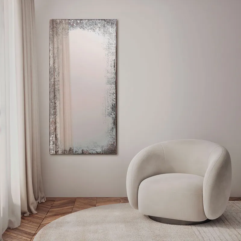 Specchio da parete moderno con cornice anticata "Rude" Compra Adesso